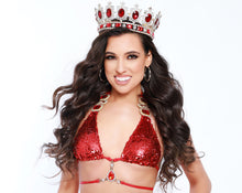 Load image into Gallery viewer, Goddess of Fire Swim Top